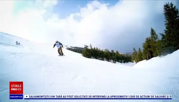 Stațiunea Straja, un colț de Rai pentru iubitorii sporturilor de iarnă, plină de turiști în weekend