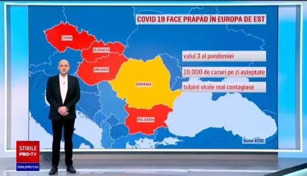 Când va atinge România vârful valului 3. Vom avea 10.000 de noi infectări zilnice