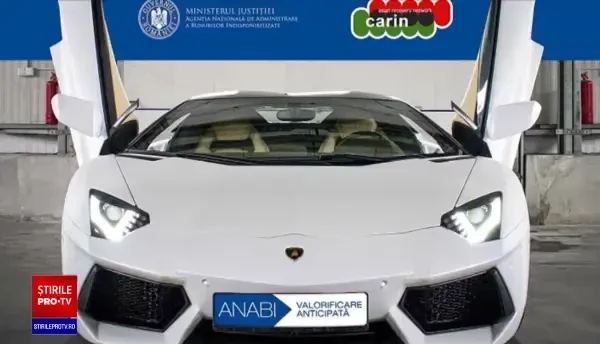 Lamborghini Aventador, scos la licitație de stat cu 300.000 de euro. Cui a aparținut
