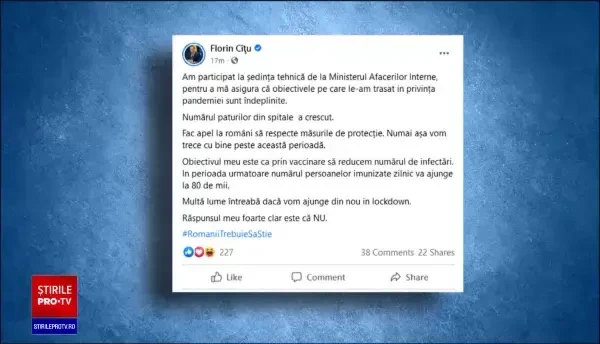 Situația COVID-19 în România: Tot mai multe orașe intră în scenariul roșu, iar secțiile ATI sunt pline de pacienți