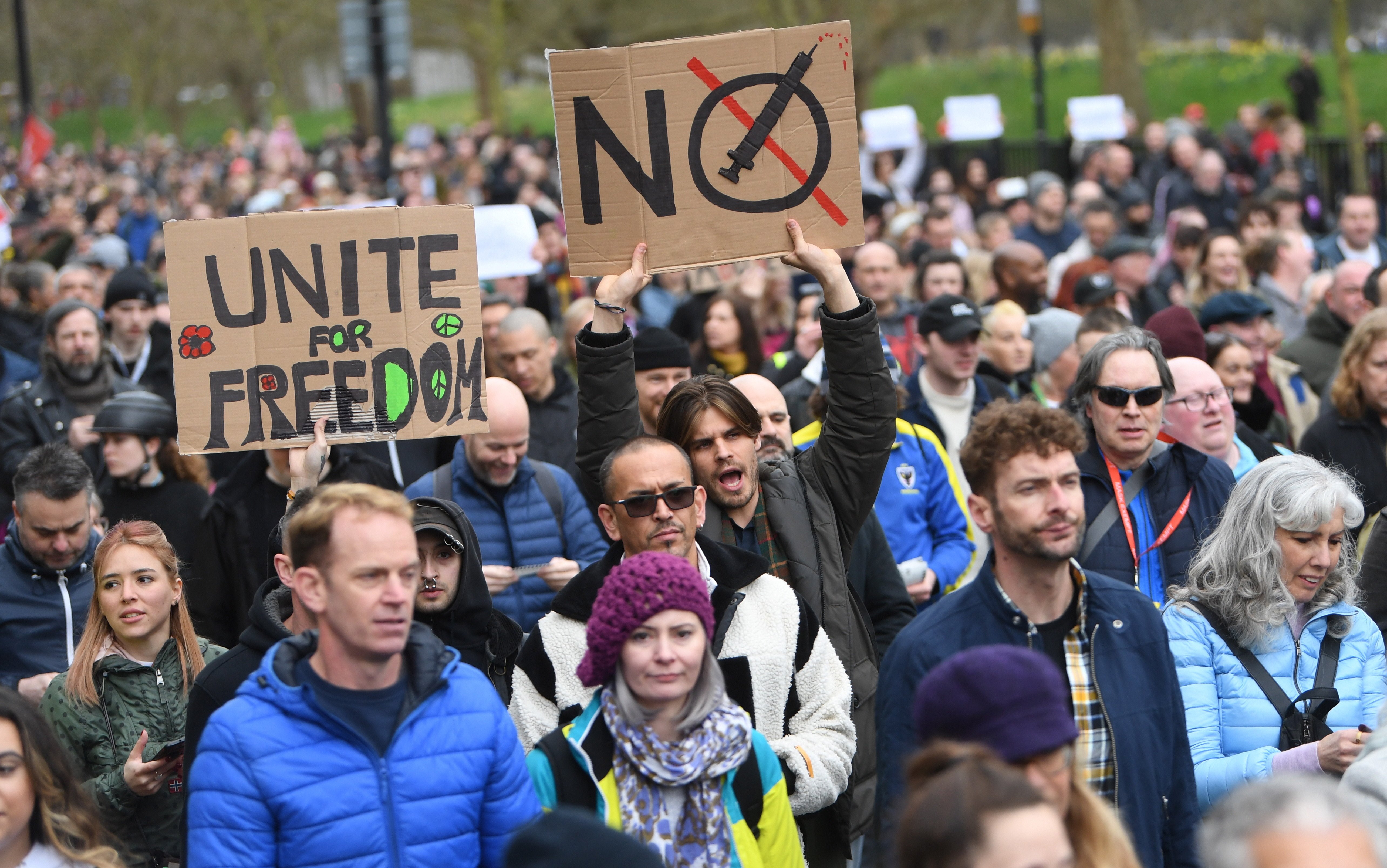 proteste, Marea Britanie