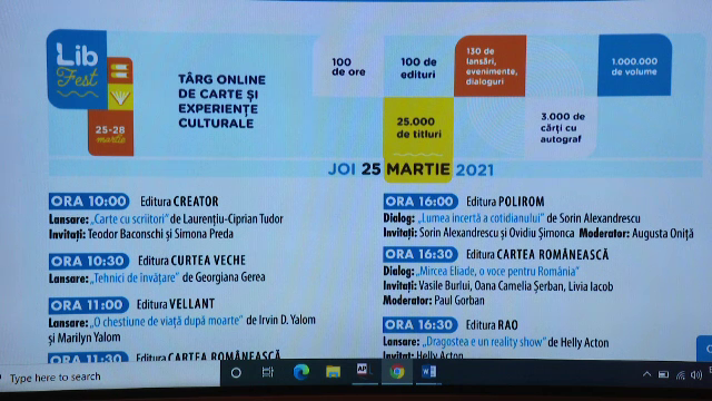Premieră pe piața de carte din România. Târgurile vor fi anul acesta doar online