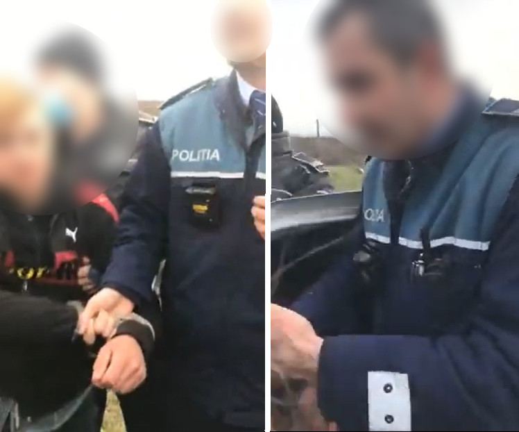 Poliţist agresat de localnici în Murgeni, după ce a încătuşat un minor care nu respecta arestul la domiciliu