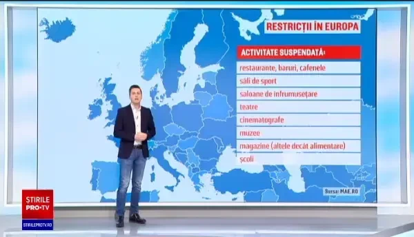 România are printre cele mai puţine restricţii din UE. În Portugalia oamenii nu au voie în spații publice