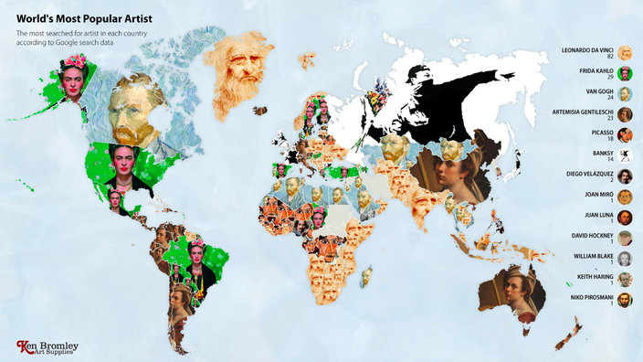 Leonardo da Vinci este cel mai căutat artist pe Google în 2020. Care este motivul