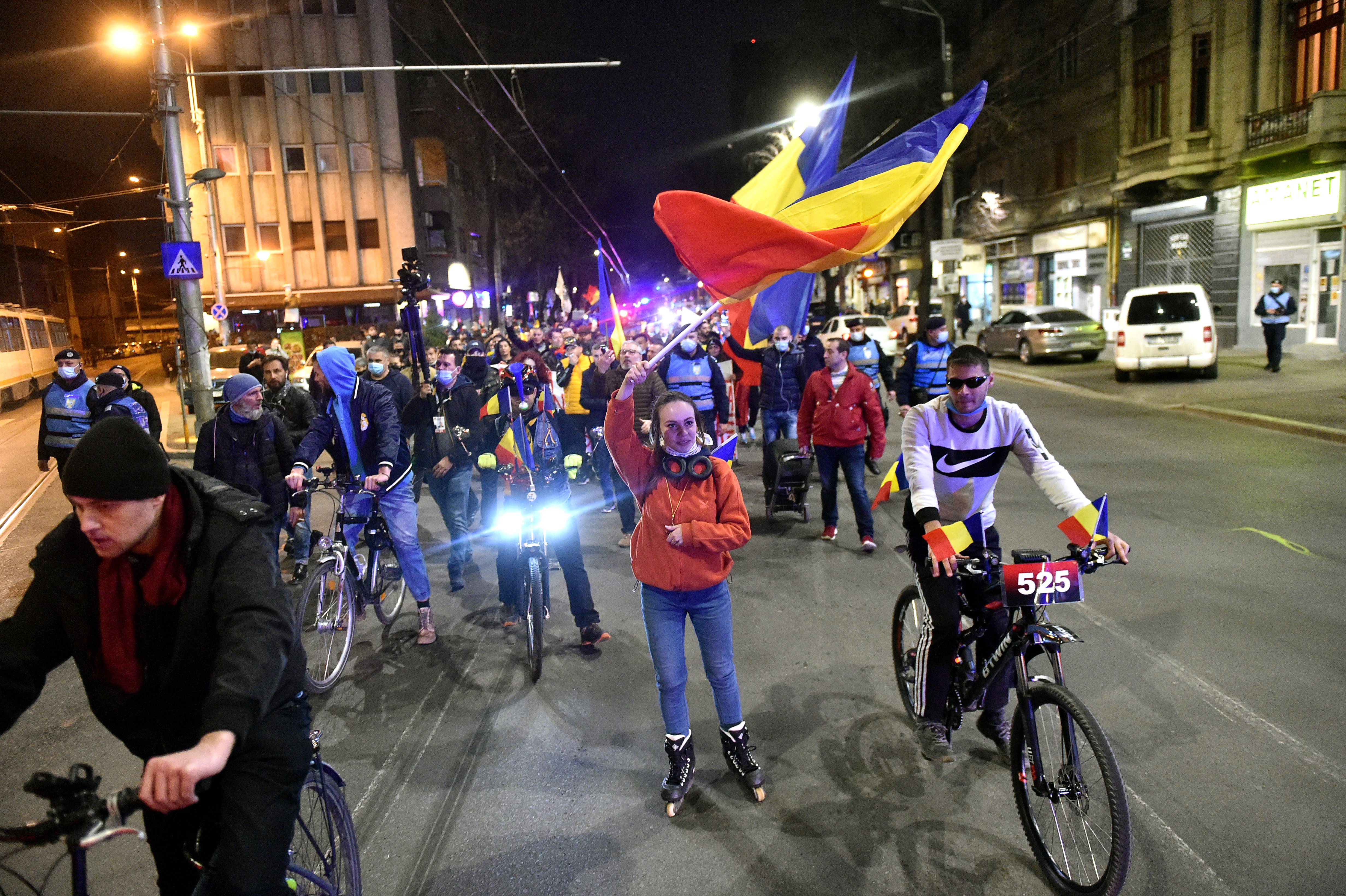 Protest &icirc;n București