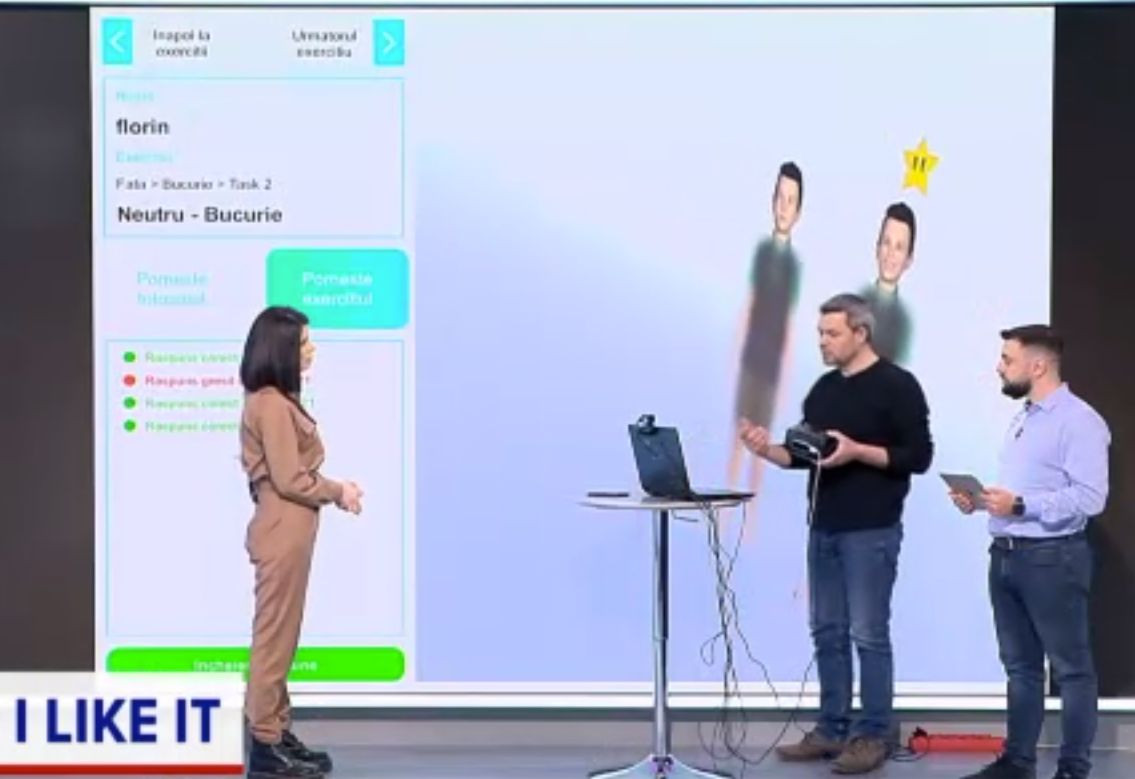ILikeIT. Terapia copiilor cu autism, cu ajutorul unei aplicații VR. Poate fi utilizată și de părinți