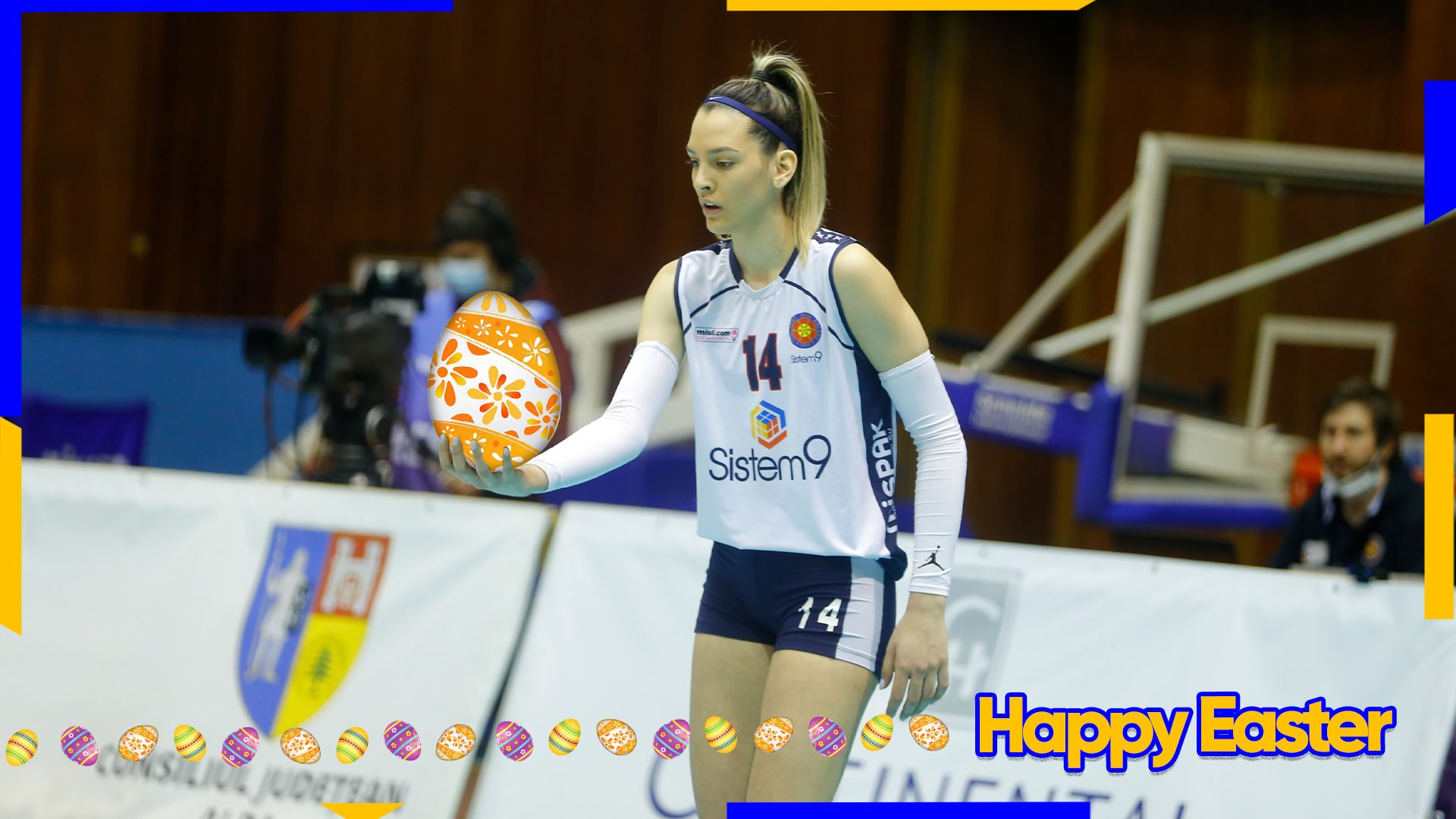 FOTO. Urare inedită a Forului european de volei, cu ocazia Paștelui catolic