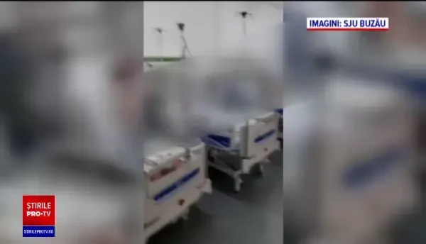 Situația critică la Spitalul Județean Buzău. Bolnavii Covid așteaptă și câte 10 ore în ambulanțe, cu masca de oxigen pe față