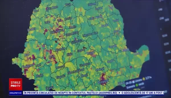 HARTA incidenței cazurilor de Covid-19. Rata de infectare în fiecare localitate