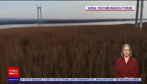 Podul dintre Brăila și Tulcea avansează încet. Tehnic, lucrările sunt în grafic, dar birocrația duce la întârzieri