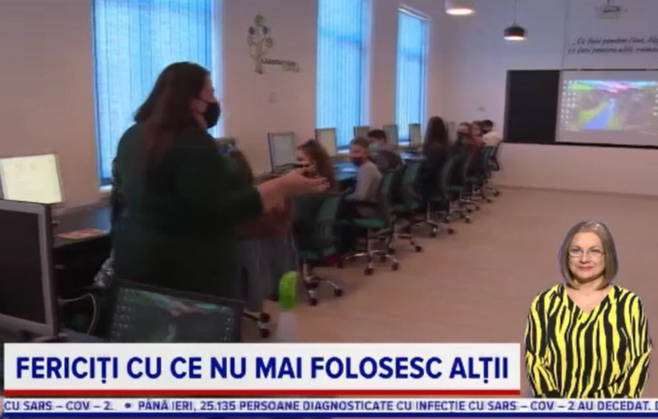 Tinerii din Bihor dotează școlile de la sate cu echipamente IT recondiționate