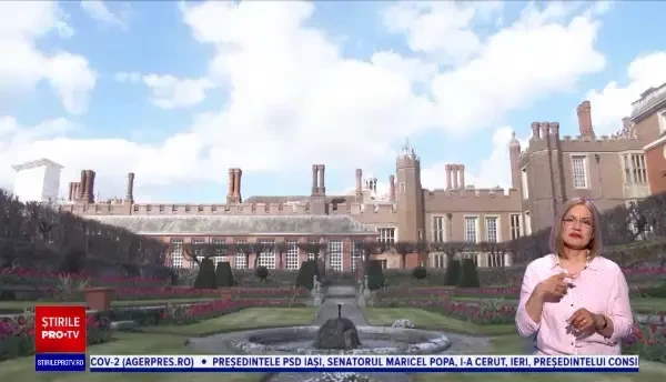 Reședința regelului Henric al VIII-lea al Angliei, transformată într-o uriașă grădină cu flori