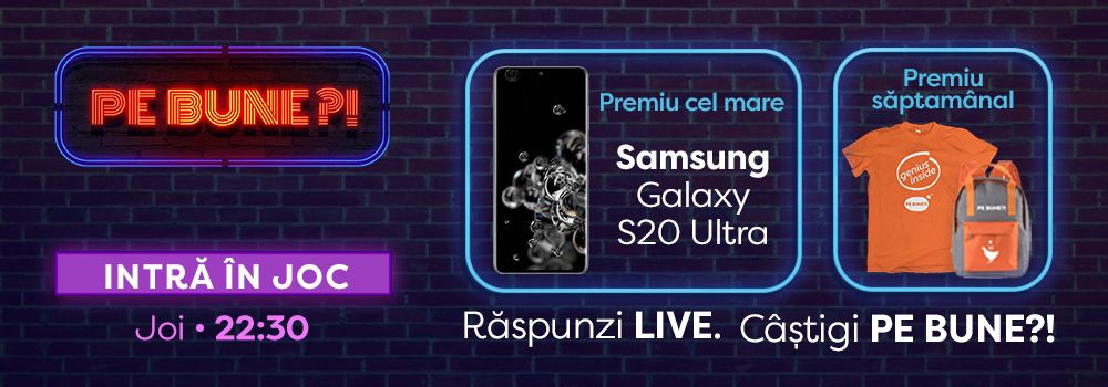 Întrebarea specială de la Pe bune?! îți poate aduce un smartphone nou-nouț. Cum intri în concurs