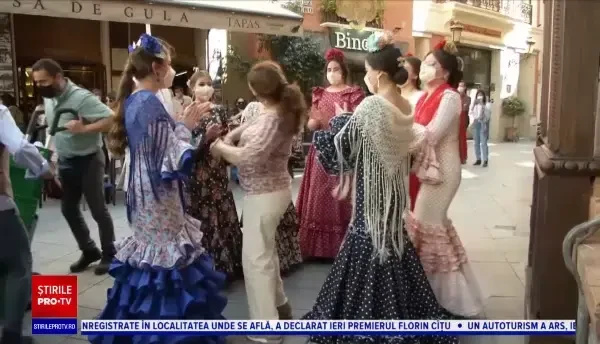 Cel mai mare târg dedicat dansului flamenco, deschis la Sevilla. Nu pot participa mai mult de 600 de persoane