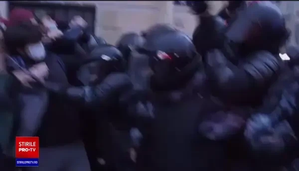 Peste 1.500 de oameni au fost arestaţi în toată Rusia în cursul protestelor organizate în sprijinul lui Navalnîi