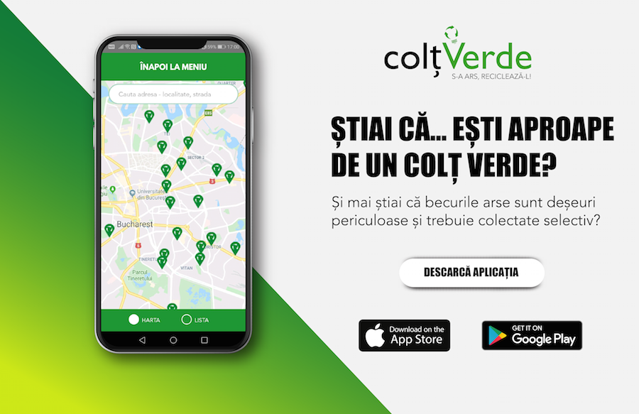 iLikeIT. Aplicația ColțVerde oferă o hartă a punctelor de colectare a deșeurilor electrice