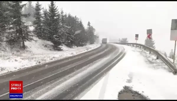 S-a întors iarna la final de aprilie. În zonele mai înalte din Covasna şi Harghita a nins abundent