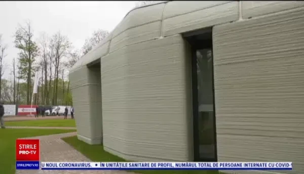 Un cuplu din Olanda și-a construit o casă cu o imprimantă 3D. Totul a durat 5 zile