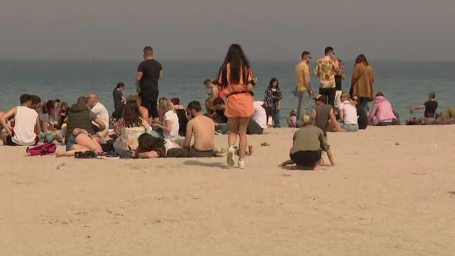 Cinci tineri amendaţi cu 10.000 lei pentru organizarea unei petreceri pe plaja din Vama Veche