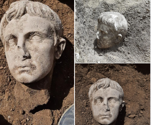 Descoperire uimitoare în Italia. Cum arată capul de marmură al unui mare împărat roman