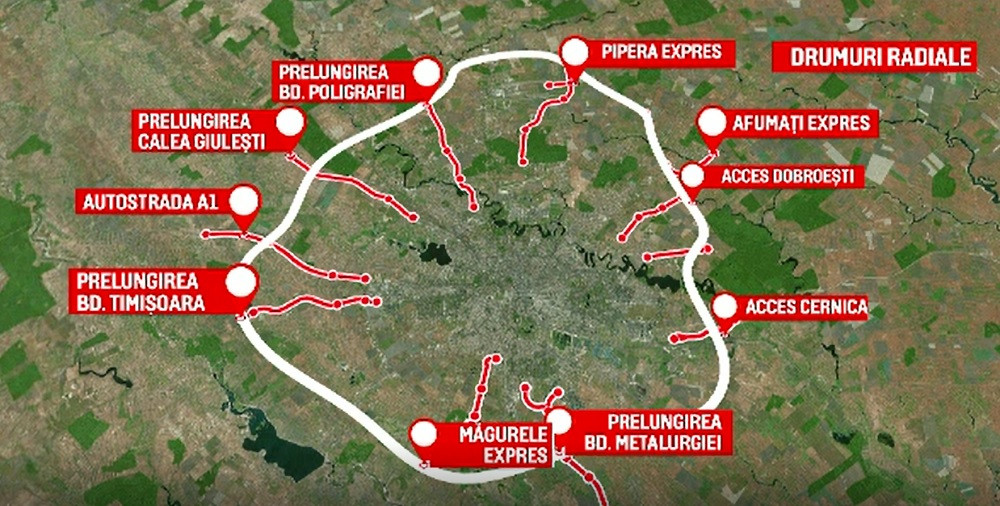 Capitala va fi modernizată. Va avea zece mari căi de acces