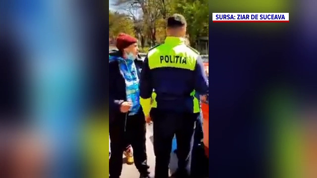 Doi indivizi din Suceava, încătușați de polițiști, după ce li s-a refuzat intrarea într-un bar