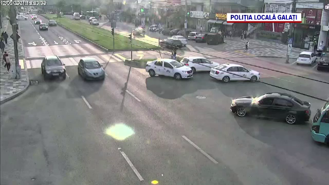 Accident în centrul orașului Galați. Trei persoane au fost rănite