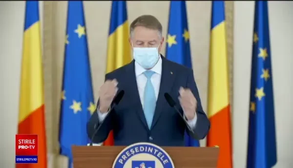Klaus Iohannis: Din 15 mai se elimină portul măștii în exterior și restricțiile de circulație pe timp de noapte