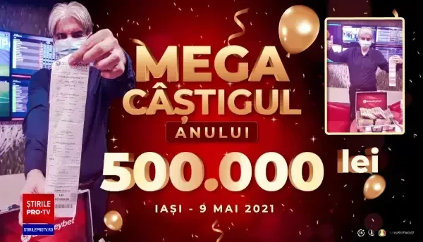 (P) 500.000 de lei câștigați de un ieșean pe un bilet! Cum a fost posibil