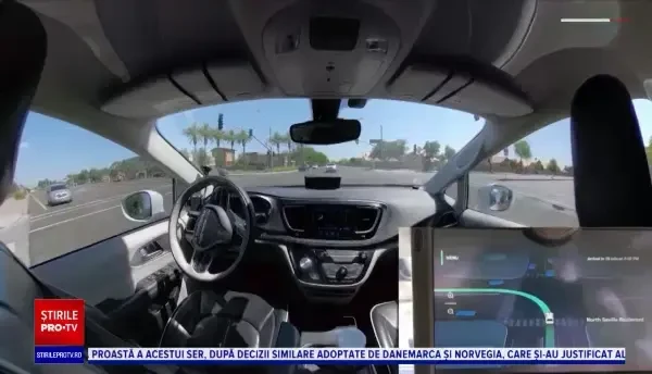 Experiența de neuitat a unui pasager într-un taxi fără șofer. „Nu cred că trebuia să facă asta”