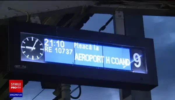 De ce e un eșec linia ferată de 100 de mil € de la Gara de Nord la aeroport. Românii o folosesc ”din pură curiozitate”
