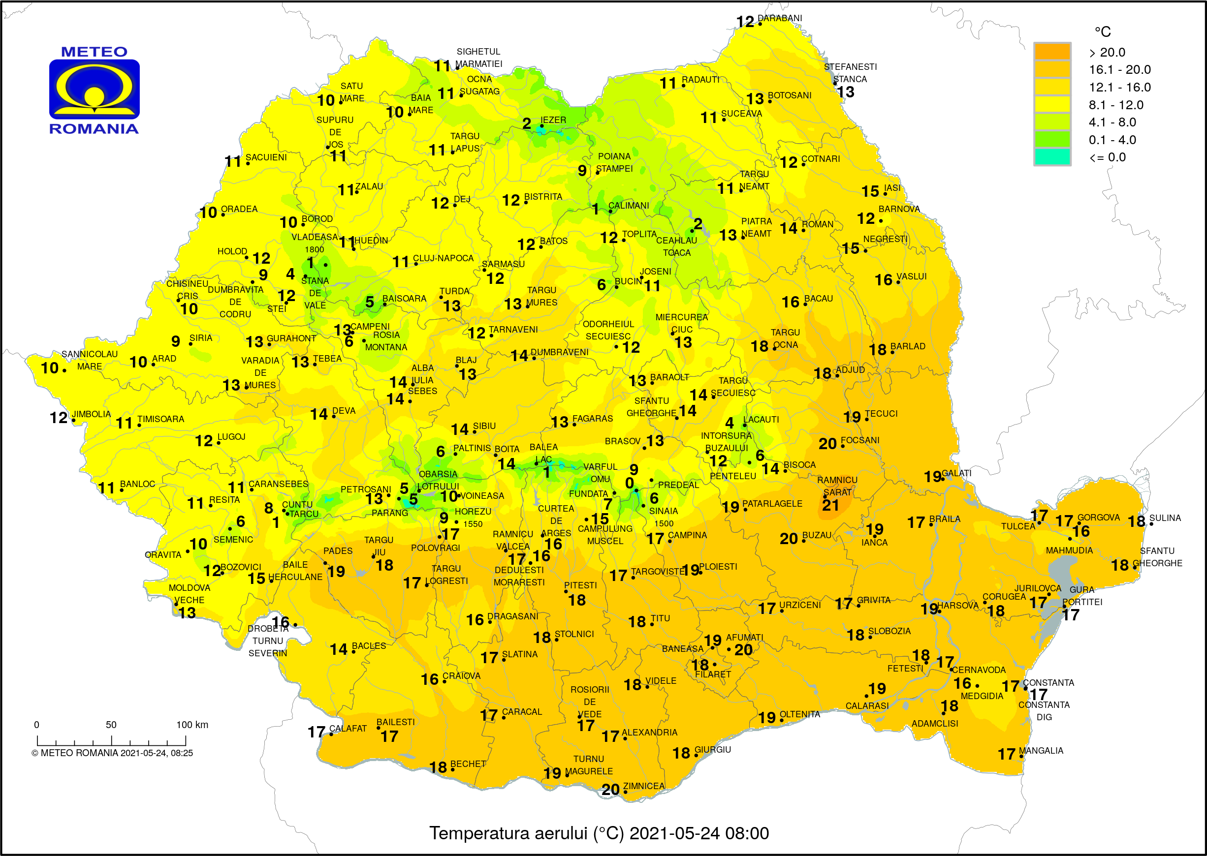 Vreme frumoasă de vară, dar vin furtuni și ploi puternice în aproape toată țara. Prognoza pe regiuni
