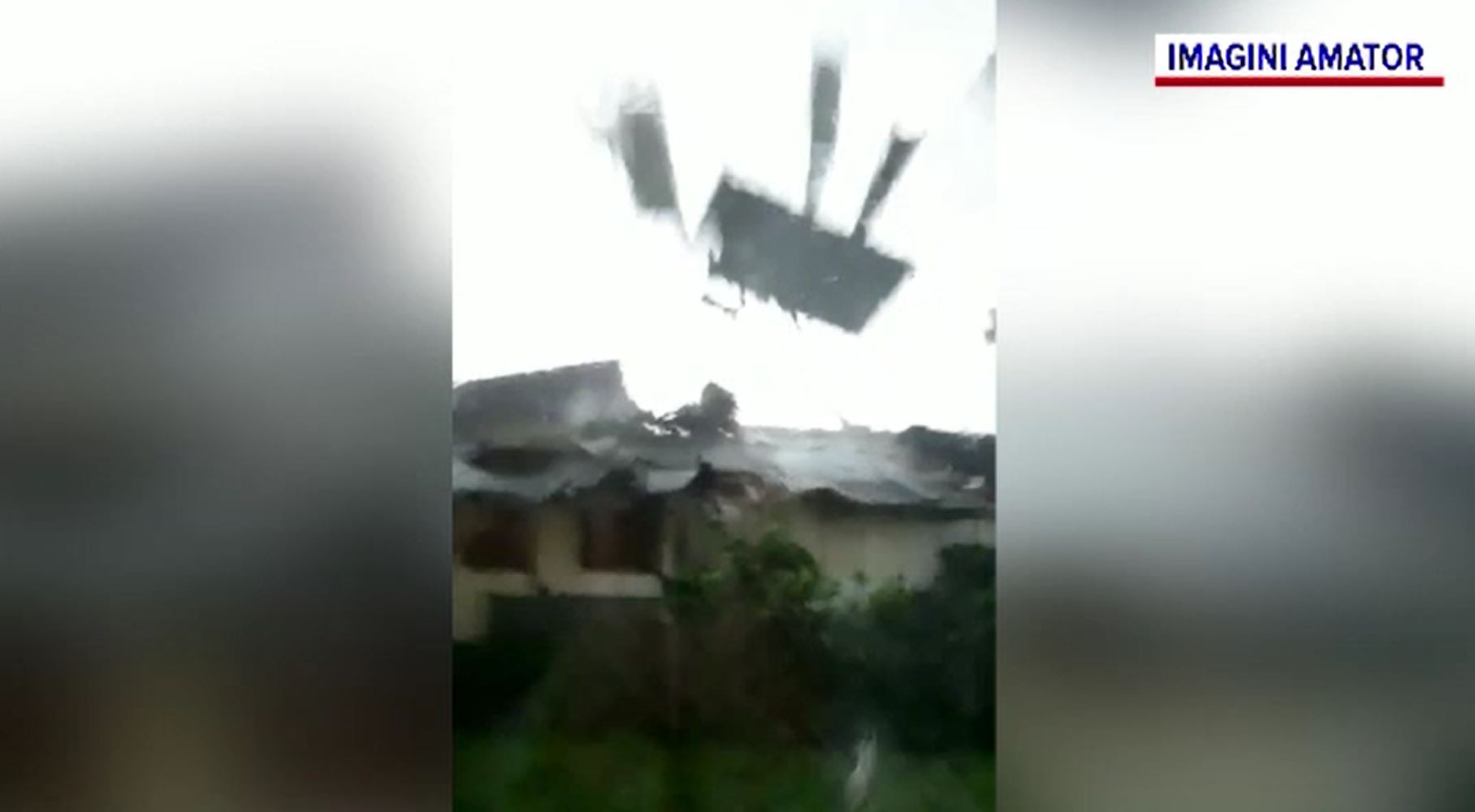 Pagube uriașe în vestul țării, din cauza vijeliilor puternice. ”Am văzut cum se formează ca un fel de tornadă”