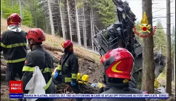 Acțiunea de salvare în accidentul de telecabină cu 14 morți, în Italia. Mărturia primarului