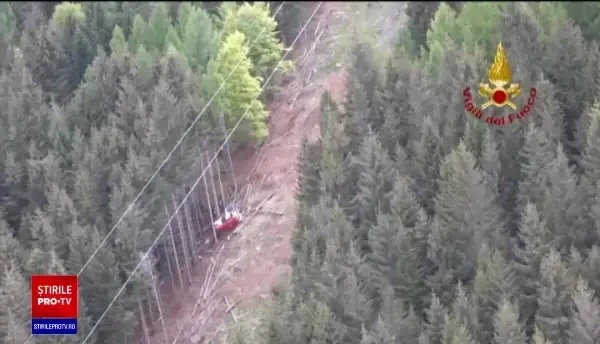 Mesajul trimis de una dintre victimele tragediei din Italia cu câteva minute înainte să se prăbușească telecabina