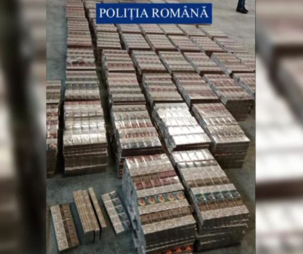 Captură serioasă de țigări de contrabandă, într-un camion în Arad