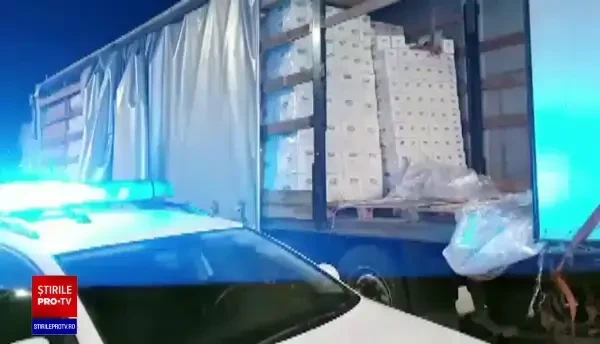 Captura-record la PTF Isaccea. 2.850 de pistoale cu glonţ, găsite într-un camion care transporta mobilă