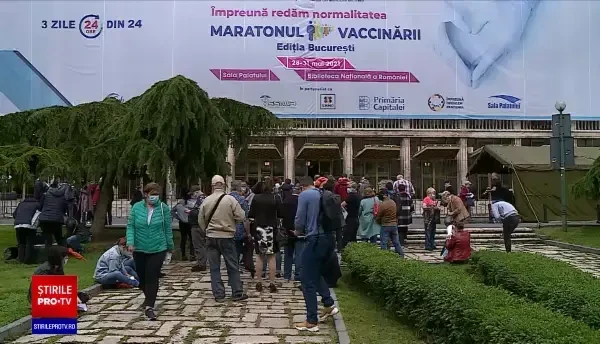 Un nou maraton de vaccinare organizat în weekend. 20 de mii de persoane sunt așteptate la rapel în Capitală