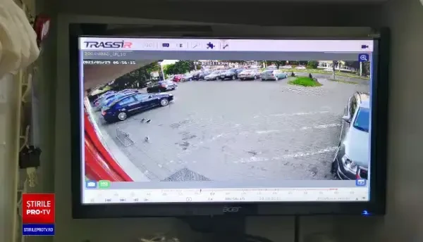 Momentul în care mașina omului de afaceri Ioan Crișan a explodat în Arad. VIDEO