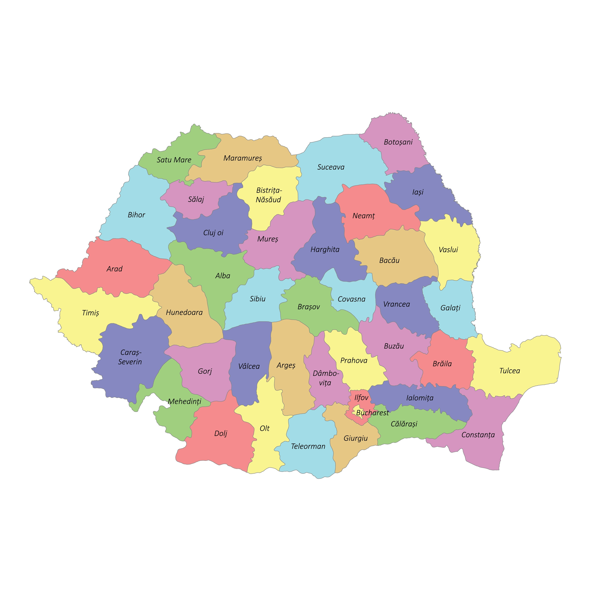 Cele 6 județe care duminică nu au raportat niciun caz nou de COVID-19