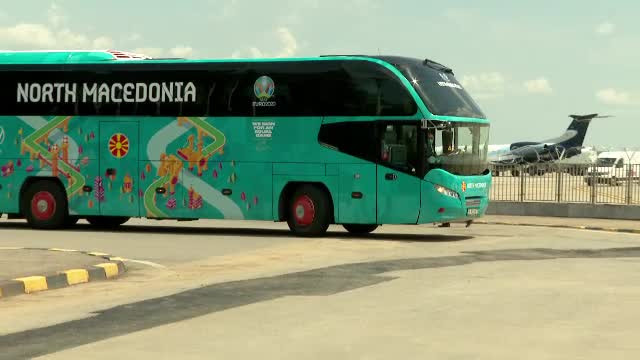 Echipele Macedoniei de Nord și Ucrainei au ajuns la București, pentru meciurile de la EURO 2020