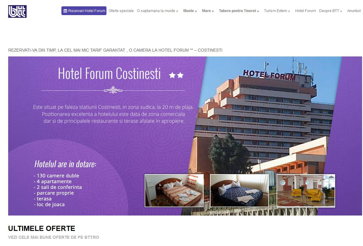 BTT mai are un singur hotel, și acela modest. Ce s-a întâmplat cu patrimoniul instituției cândva celebre