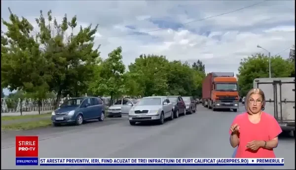 Accident în lanț pe un bulevard din Târgoviște. De vină, o șoferiță care nu a pus frână la timp