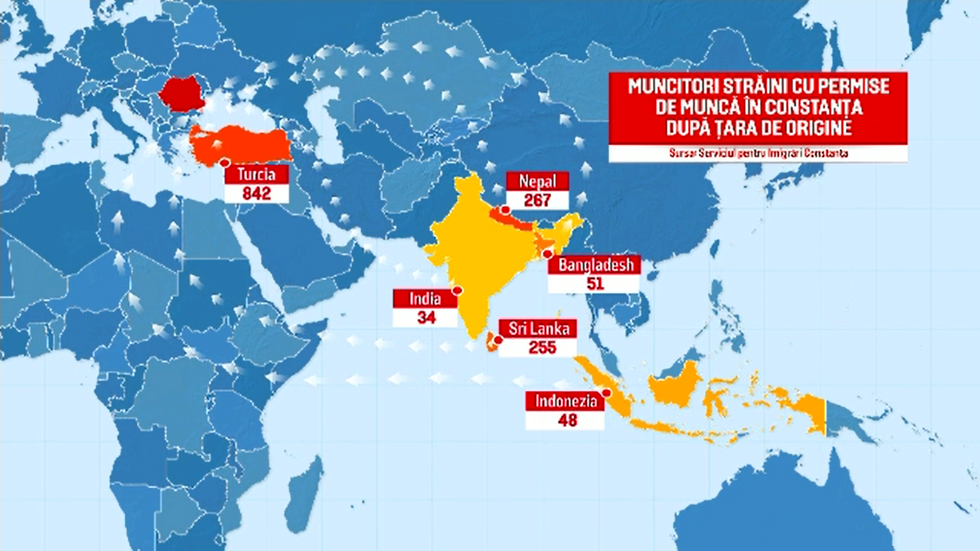 Peste 2000 de muncitori din Nepal, Vietnam sau India ridică zeci de blocuri pe litoralul românesc