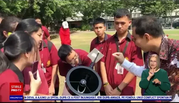 Eclipsa parțială de soare, vizibilă joi în România pentru o oră și 20 de minute