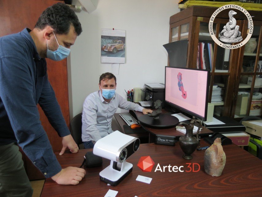 (P) Muzeul de Istorie și Arheologie din Constanța foloseste scanerul 3D Artec Leo pentru digitalizarea obiectelor de artă