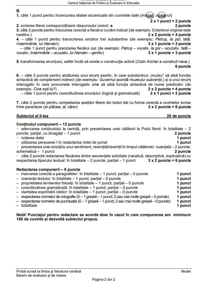 Evaluare Naţională 2021. Modele de subiecte şi teste de antrenament la Limba şi literatura rom&acirc;nă - 3