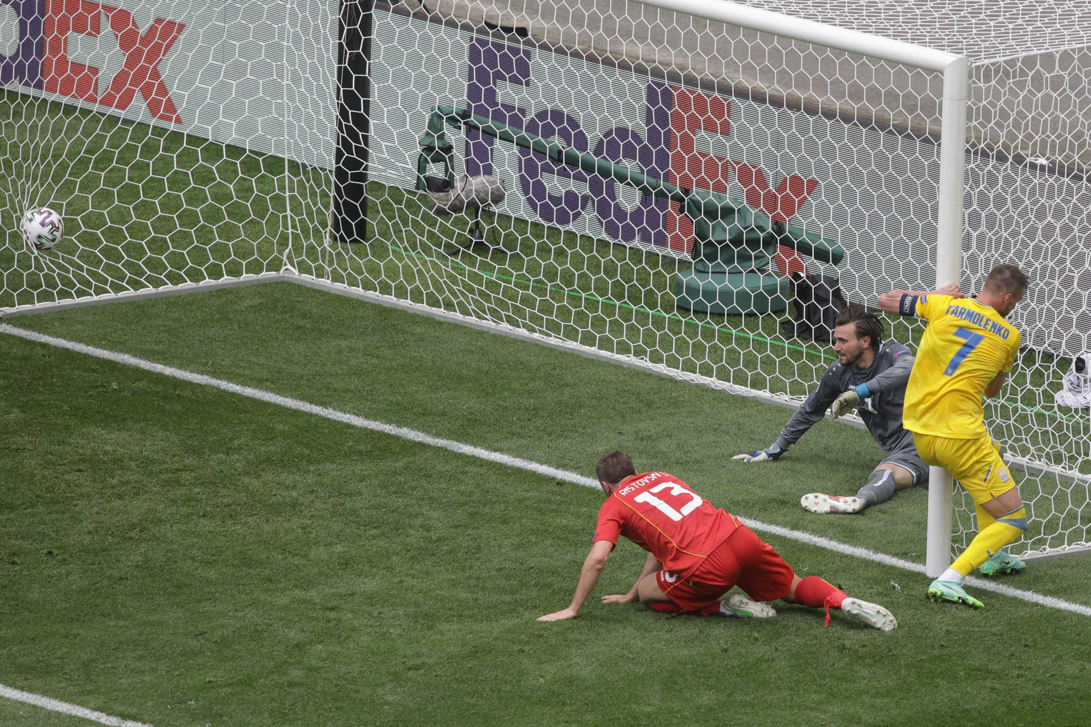 Ucraina 2 - 0 Macedonia de Nord, pe Arena Națională. Ucraina marchează două goluri &icirc;n doar cinci minute