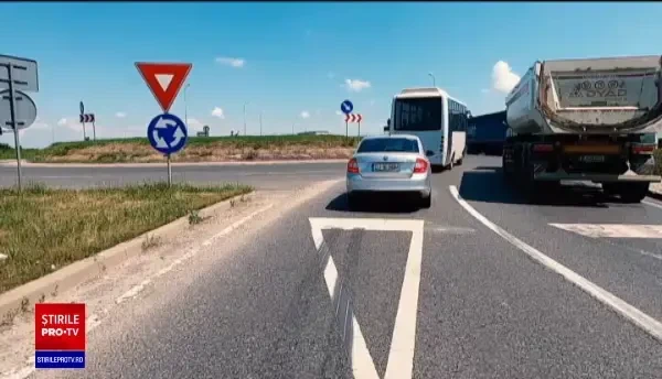 Autostrada București - Ploiești are doar două parcări amenajate, dintre cele 12 prevăzute. „E mizerie, e miros, e urât”